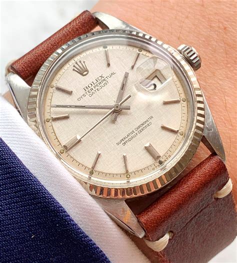 rolex datejust 1601 sigma dial|Rolex 1601 linen dial.